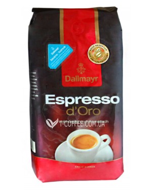 Кава DALLMAYR Espresso d'Oro зернова 1 кг (4008167154679)