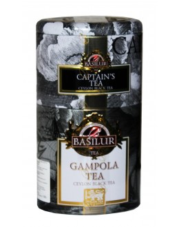 Чай BASILUR Captain's Tea Gampola Капітанський Гампола - Квіти і Фрукти Цейлону 100 г ж/б (4792252940680)