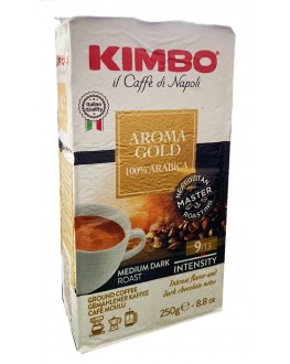 Кава KIMBO Aroma Gold 100% Arabica мелена 250 г (8002200102111)