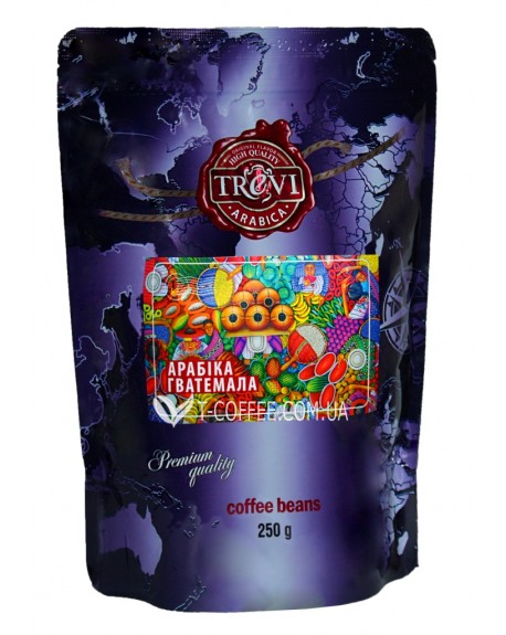Кава TREVI Арабіка Гватемала зернова 250 г (4820140050682)