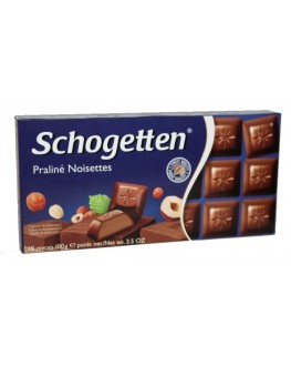 Шоколад SCHOGETTEN Praline Noisettes Молочний Праліне Фундук 100 г (4000415851705)