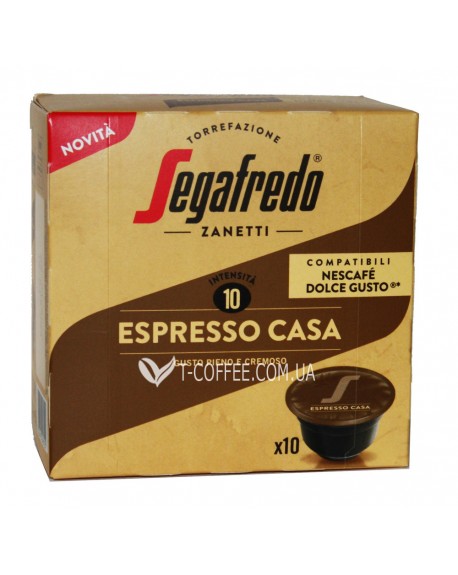 Кава SEGAFREDO Dolce Gusto Espresso Casa в капсулах 10 х 7,5 г (8003410248125)