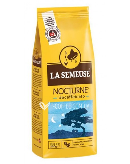Кава LA SEMEUSE Nocturne без кофеїну зернова 250 г (7610244100478)