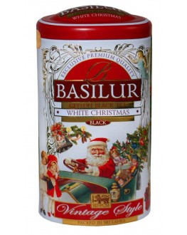 Чай BASILUR White Christmas Сніжне Різдво - Вінтаж 100 г ж/б (4792252935303)