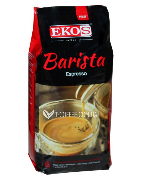 Кава EKOS Barista Espresso зернова 1 кг (5609374249074)