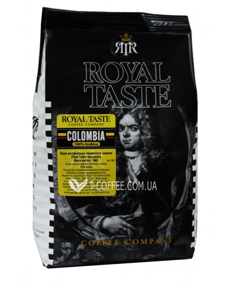 Кава ROYAL TASTE Colombia зернова 500 г (8719324106054)