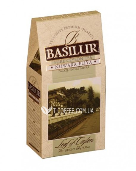 Чай BASILUR Nuwara Eliya Нувара Елія - Лист Цейлону 100 г к/п (4792252100091)