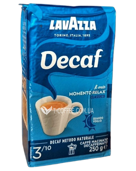 Кава LAVAZZA Dek Classico без кофеїну мелена 250 г (8000070011281)