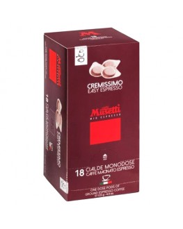 Кава MUSETTI Cremissimo в монодозах (чалдах, таблетках) 18 х 7 г (8004769255123)