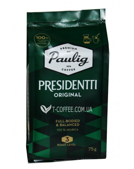 Кава PAULIG Presidentti Original мелена 75 г (6411300166428)