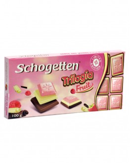 Шоколад SCHOGETTEN Trilogia Fruit Трилогія Малина 100 г (4000415021009)