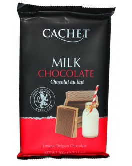 Шоколад CACHET Milk Chocolate Молочний 32% какао 300 г (5412956216414)