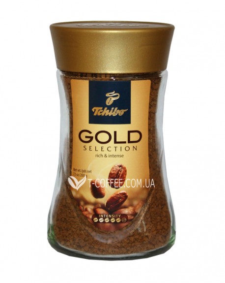 Кава TCHIBO Gold Selection розчинна 100 г скл. б. (4046234767599)