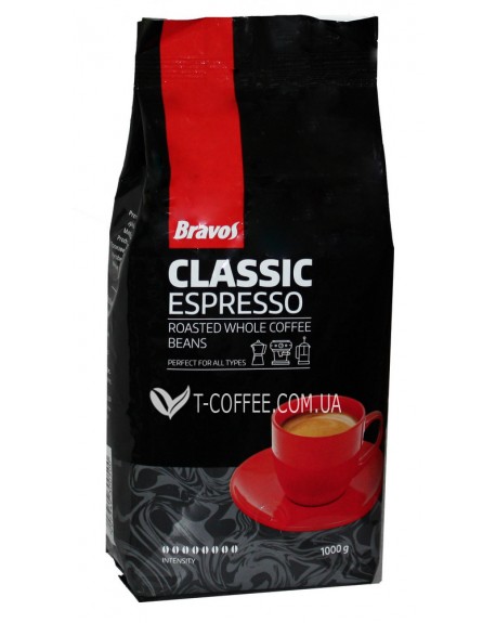 Кава BRAVOS Classic Espresso зернова 1 кг (5997349300500)