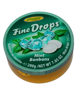 Льодяники FINE DROPS Mint Bonbons М'ята 200 г (9002859064104)