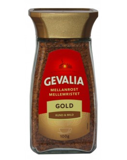 Кава GEVALIA Mellan Rost Gold розчинна 200 г скл. б. (8711000369951)