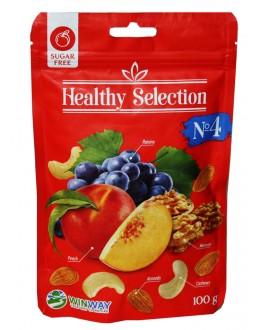 Горіхово-фруктова суміш HEALTHY SELECTION №4 100 г (4821912901430)