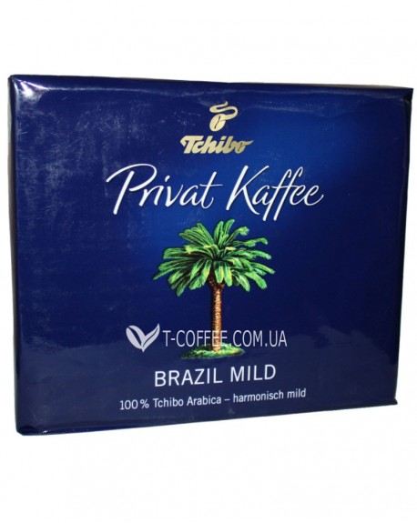 Кава TCHIBO Privat Kaffee Brazil Mild мелена 2 х 250 г (4006067006173)