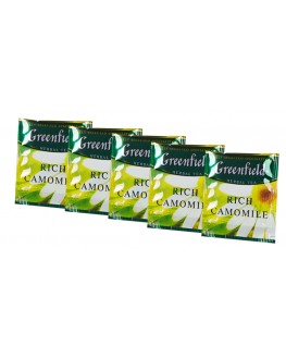 Чай GREENFIELD Rich Camomile Багата Ромашка 100 х 1,5 г економ. упаковка