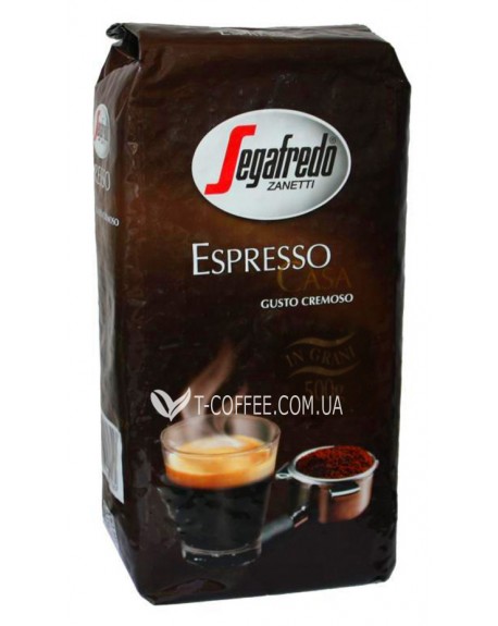 Кава SEGAFREDO Espresso Casa Gusto Cremoso зернова 500 г (8003410311027)