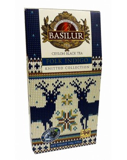 Чай BASILUR Folk Indigo Індиго - В'язана 100 г к/п (4792252942363)