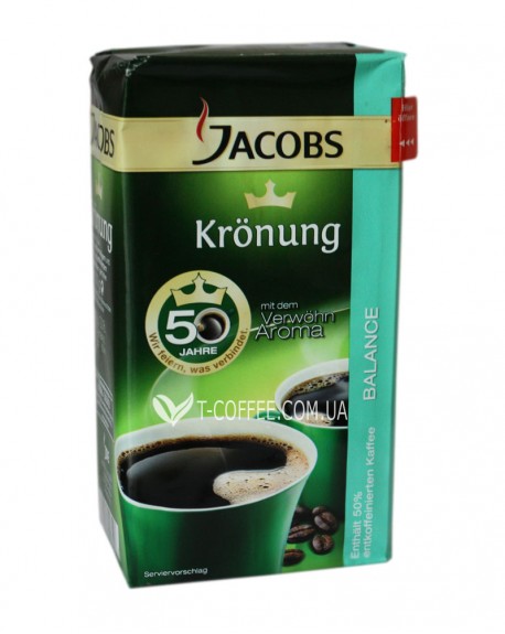 Кава JACOBS Kronung Balance мелена 500 г