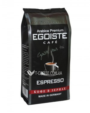 Кава EGOISTE Espresso зернова 250 г (4260283250158) фото