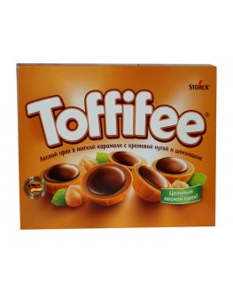 Цукерки TOFFIFEE Hazelnut Caramel Nougat Лісовий Горіх Карамель Нуга 250 г (4014400905359)