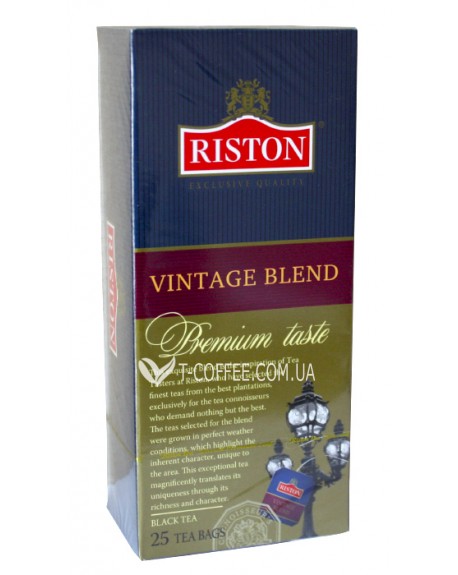 Чай RISTON Vintage Blend Вінтаж Бленд 25 х 1,8 г (4792156003177)