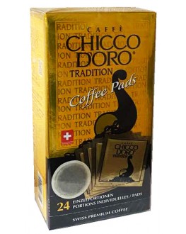 Кава CHICCO D'ORO Tradition в монодозах (чалдах, таблетках) 24 х 7.5 г (7610899900256)