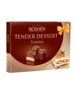 Цукерки ROSHEN Tender Dessert Tiramisu Тірамісу 120 г в коробці