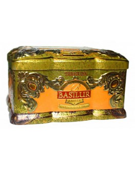 Чай BASILUR Amber Бурштин - Скринька 100 г ж/б (4792252917811)