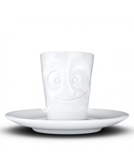 Чашка з блюдцем TASSEN Espresso Ласунчик порцелянова 80 мл