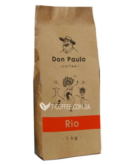 Кава DON PAULO Rio зернова 1 кг