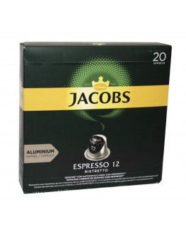 Кава JACOBS Nespresso Espresso Ristretto 12 в капсулах 20 х 5,2 г  (8711000377505)