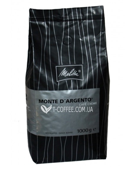 Кава MELITTA Monte d'Argento Cafe Creme зернова 1 кг (4024472008575)