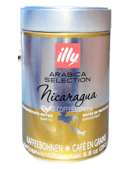 Кава ILLY Nicaragua Arabica Selection зернова 250 г ж/б (8003753198897)