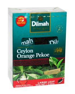 Чай DILMAH Ceylon Orange Pekoe Цейлон Оранж Пеко 100 г (9312631122275)