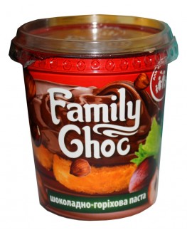 Шоколадно-горіхова паста FAMILY CHOC 400 г (4820175572098)