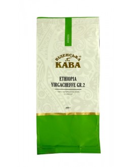 Кава ВІДЕНСЬКА КАВА Арабіка Ефіопія Іргачоф Gr.2 зернова 250 г