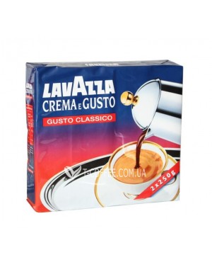Кава LAVAZZA Crema e Gusto Classico мелена 250 г (внутрішній ринок)