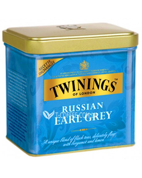 Чай TWININGS Russian Earl Grey Російський Ерл Грей 150 г ж/б