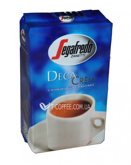 Кава SEGAFREDO Deca Crem без кофеїну мелена 250 г (8003410333203)