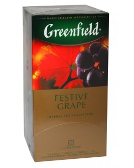 Чай GREENFIELD Festive Grape Виноград 25 х 2 г (4823096802725)