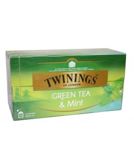 Чай TWININGS Green Tea Mint Зелений М’ята 25 х 1,5 г (070177173203)