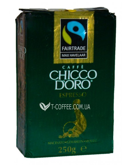 Кава CHICCO D'ORO Espresso Max Havelaar мелена 250 г (7610899002011)
