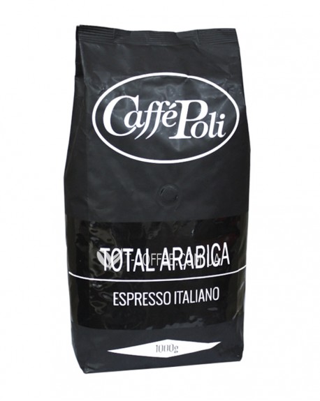 Кава POLI Total Arabica зернова 1 кг (8019650000447)