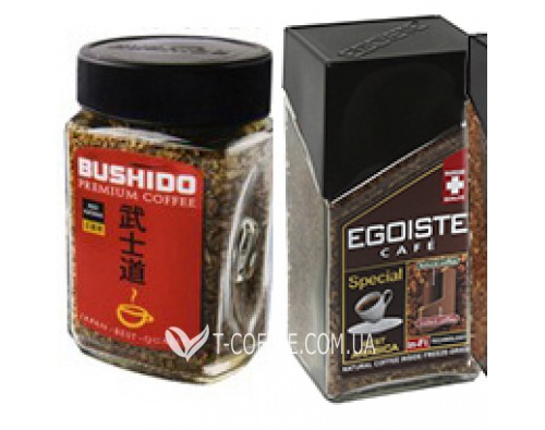 Снова в наличии! Растворимый кофе Bushido и Egoiste