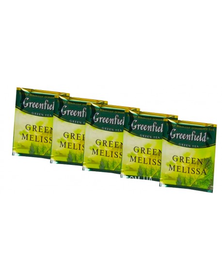 Чай GREENFIELD Green Melissa Меліса 100 х 1,5 г економ. упаковка