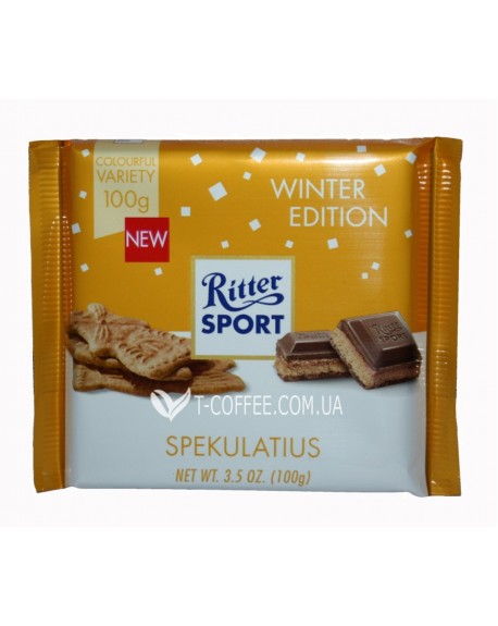 Шоколад RITTER SPORT Speculatius Молочний Печиво 100 г